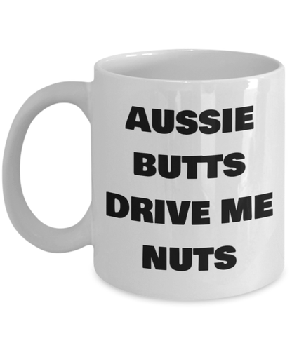 Aussie Butts | Corgi Lover Coffee Mug, Animal Lover, Tea Cup, Dog Lover, Australian Shepherd