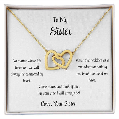 To Sister - Always by Your Side Necklace