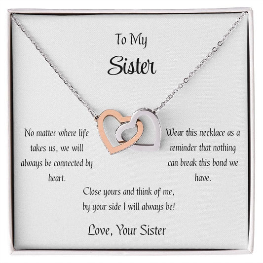 To Sister - Always by Your Side Necklace