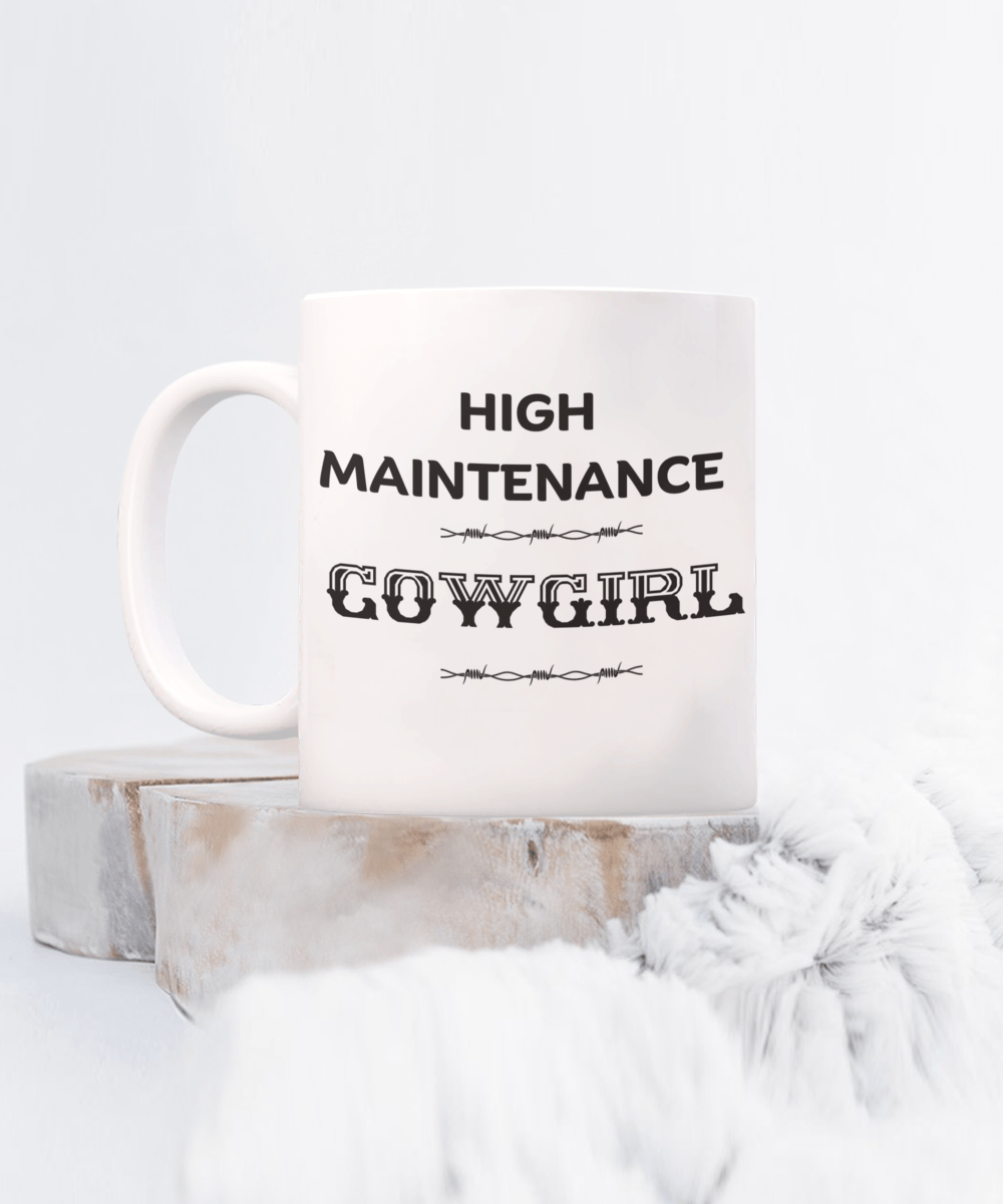 Cowgirl Fun | Sarcasm Funny Coffee Tea Mug Cup, Horse Lover, Rodeo Fan, Western